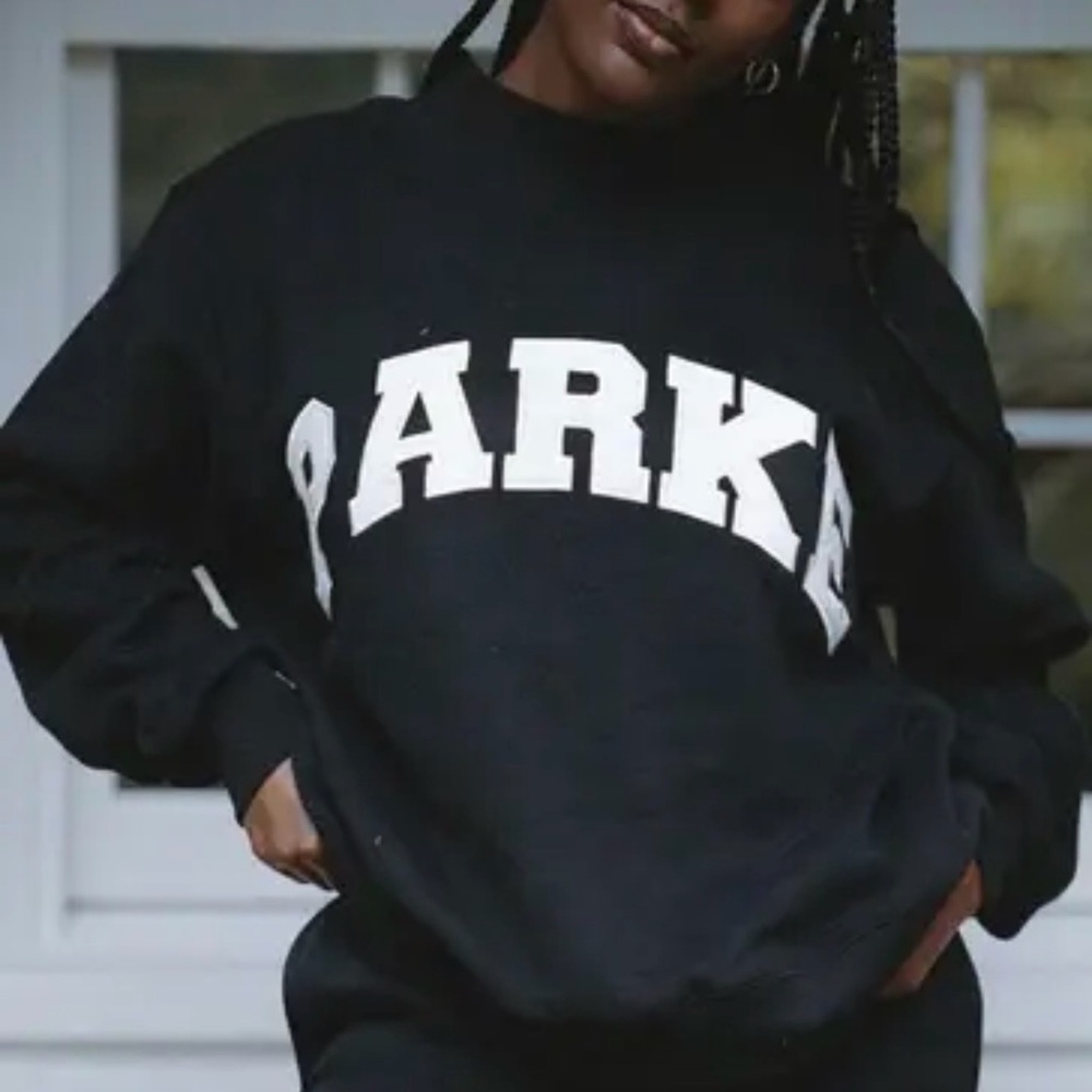PARKE Black Varsity Heritage Mockneck